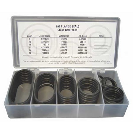 Hercules Sealing Products FLSK-90NBR-FLANGE SEAL KIT SAE FLANGE SEALS